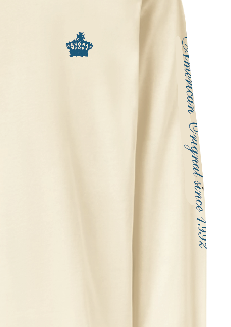 American Original Long sleeve Tee - Natural