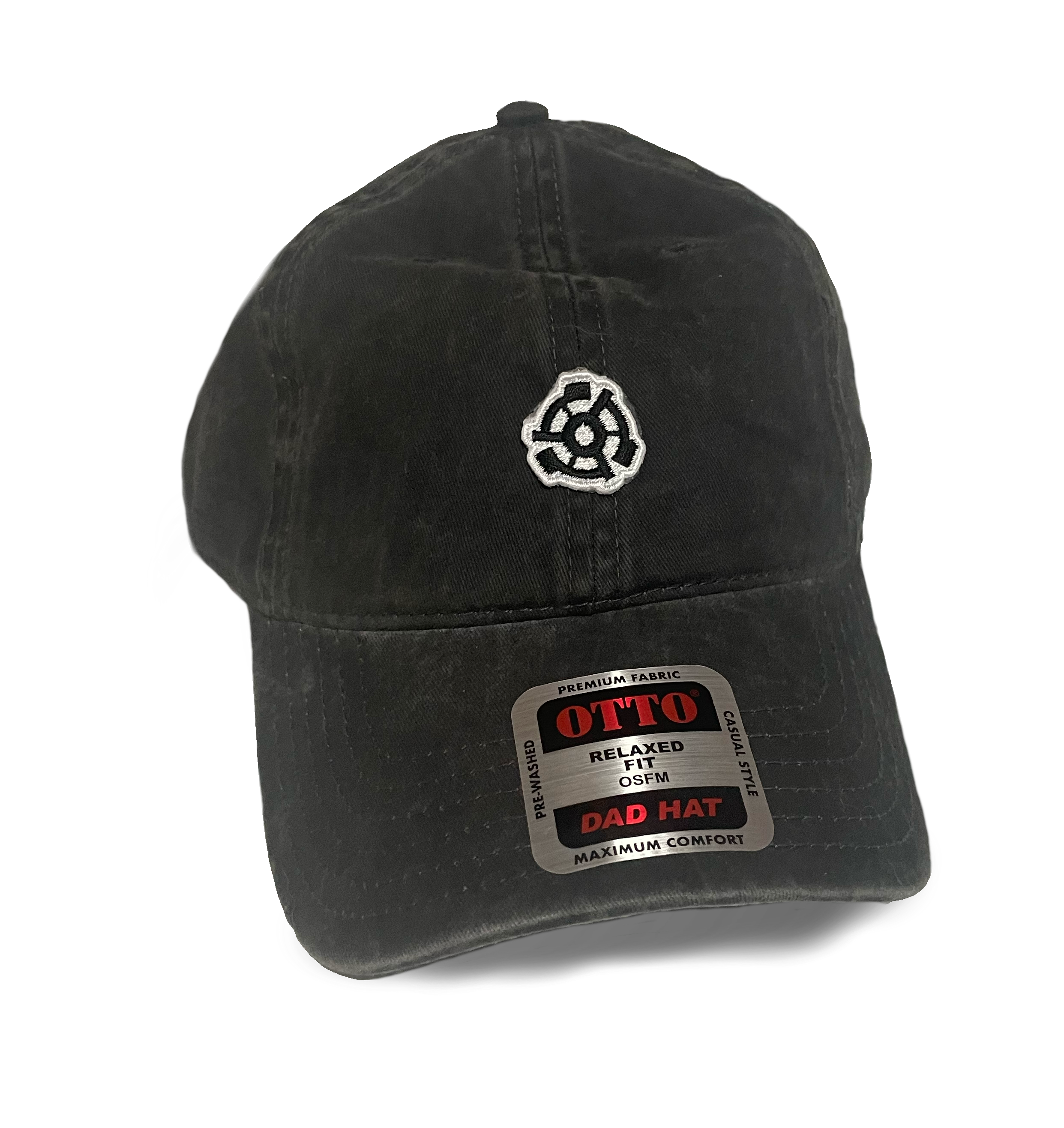 45 Black Denim Dad hat Snapback