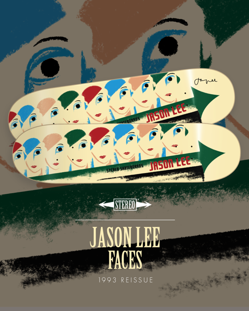 NEW! SIGNED Jason Lee "Faces" 1993 Reissue