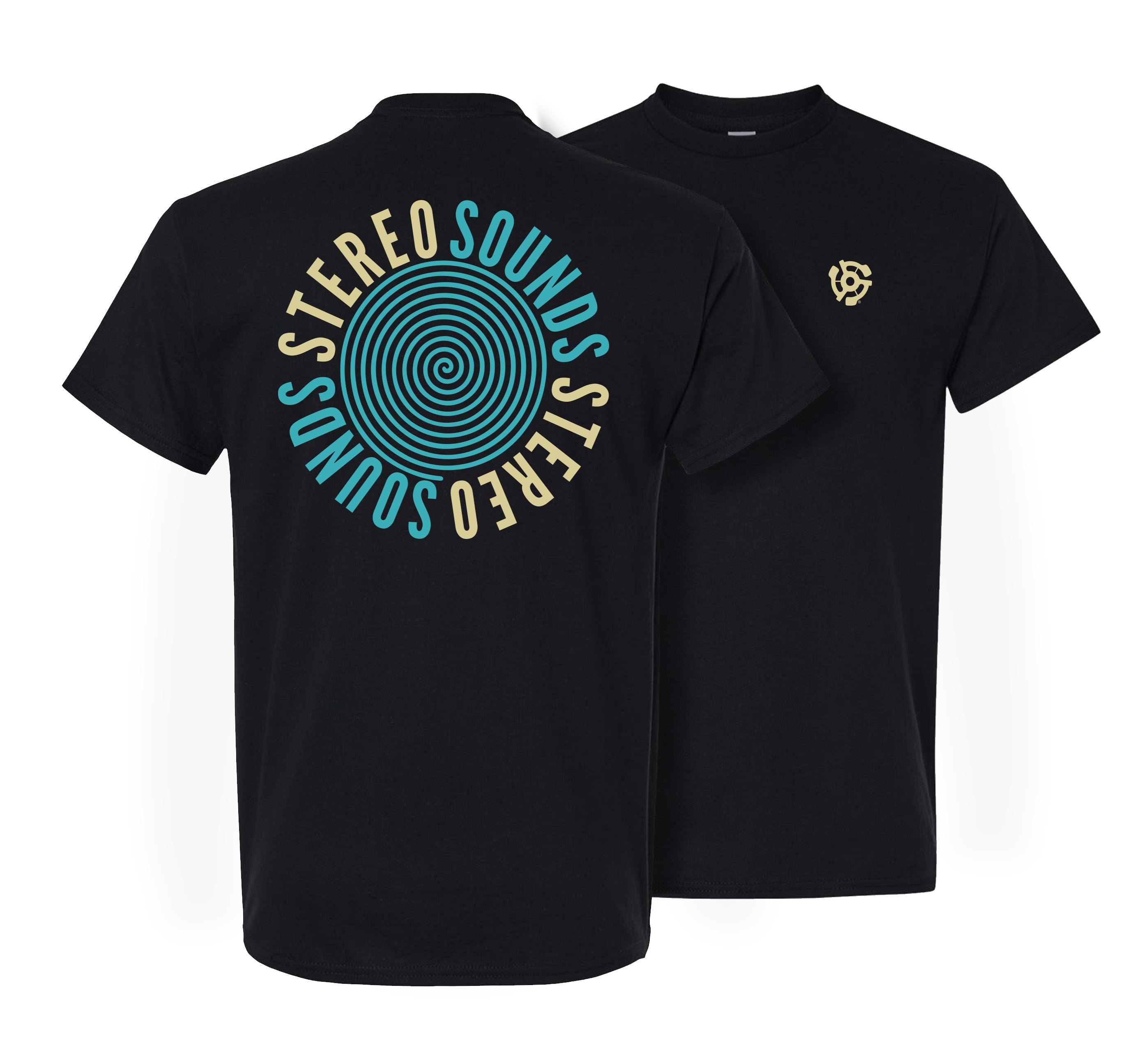 Stereo Sounds Spiral Tee - Black