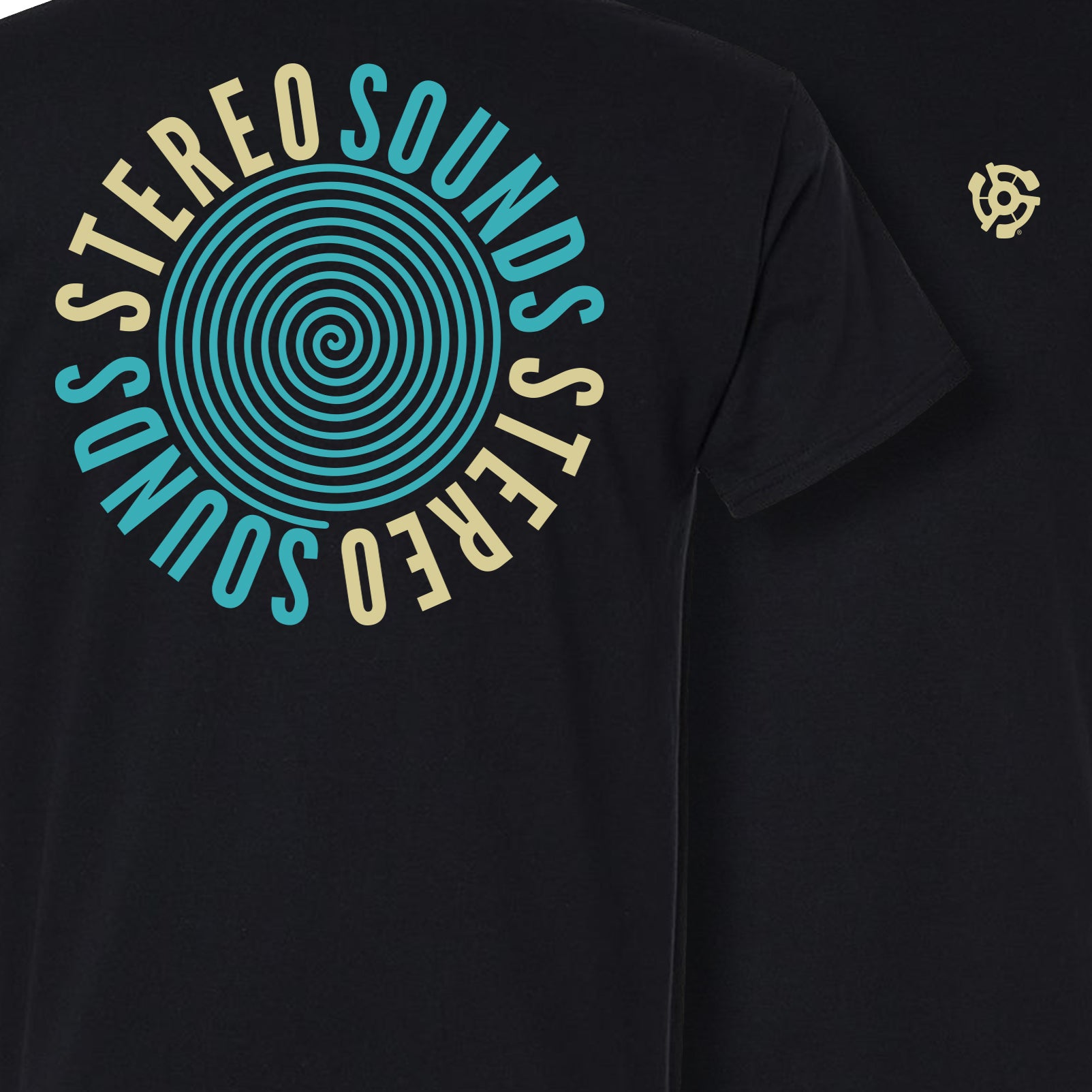 Stereo Sounds Spiral Tee - Black