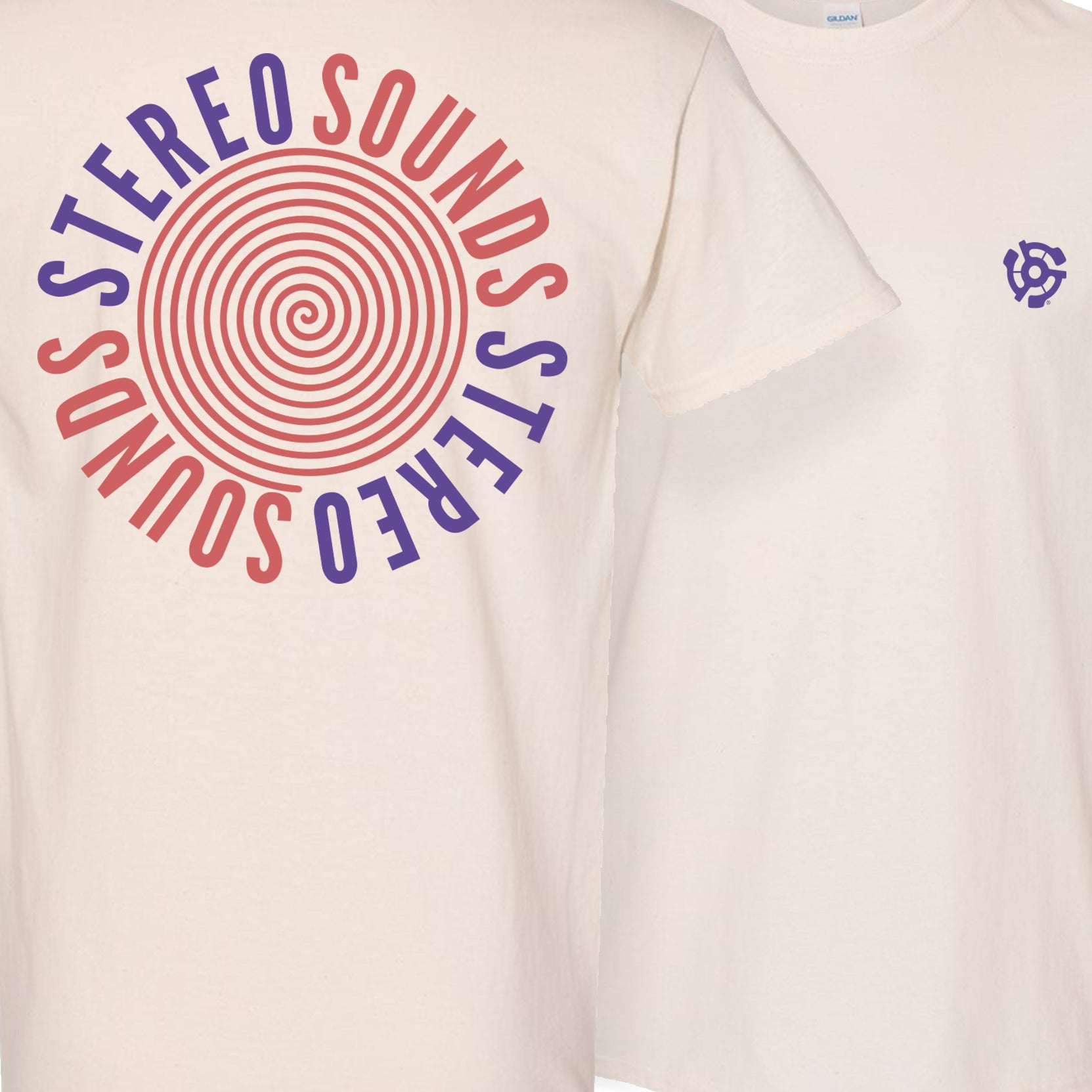 Stereo Sounds Spiral Tee - Natural