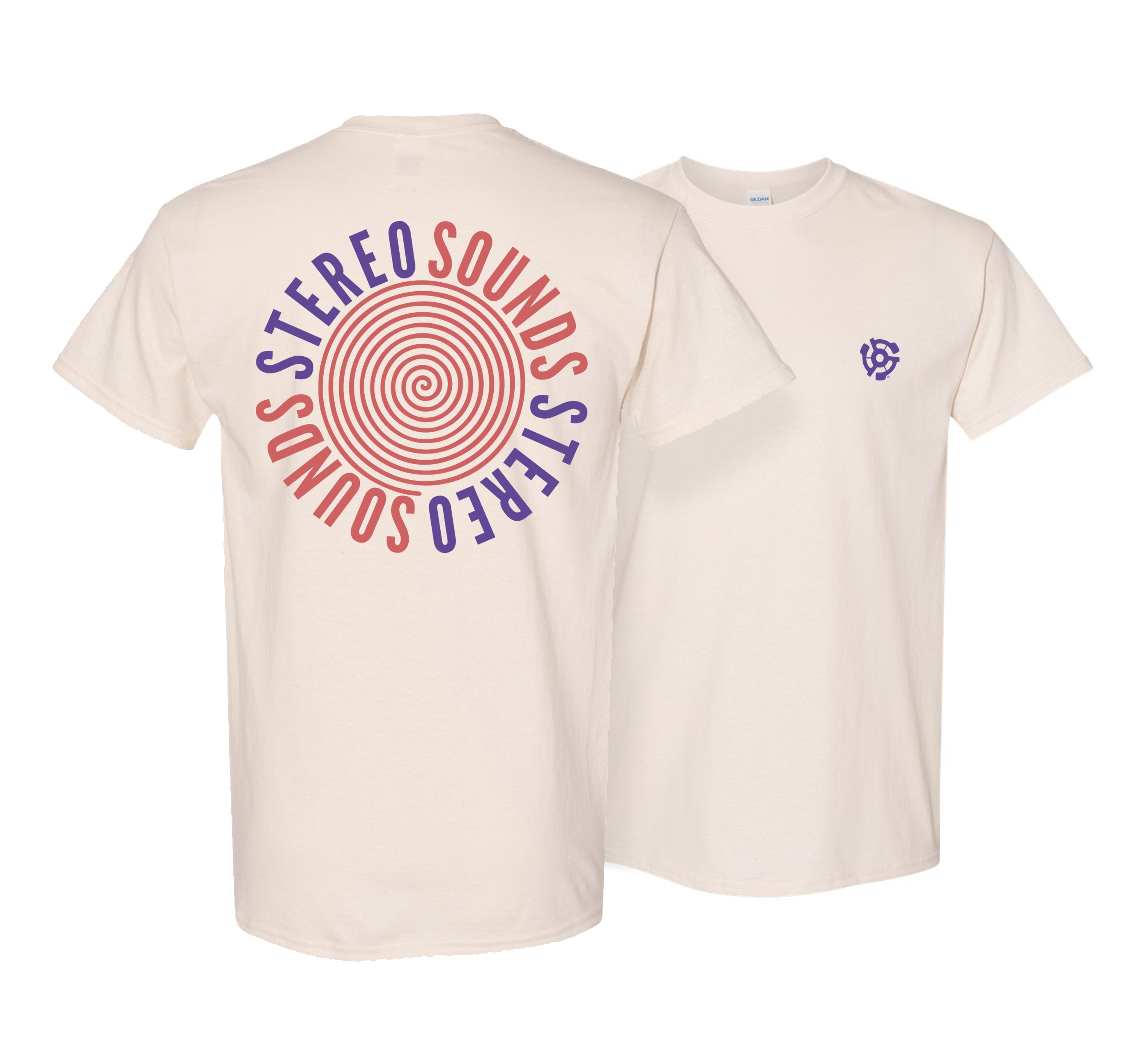 Stereo Sounds Spiral Tee - Natural