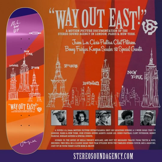 NEW SIGNED: Jason Lee & Chris Pastras "Way Out East" 8.25”