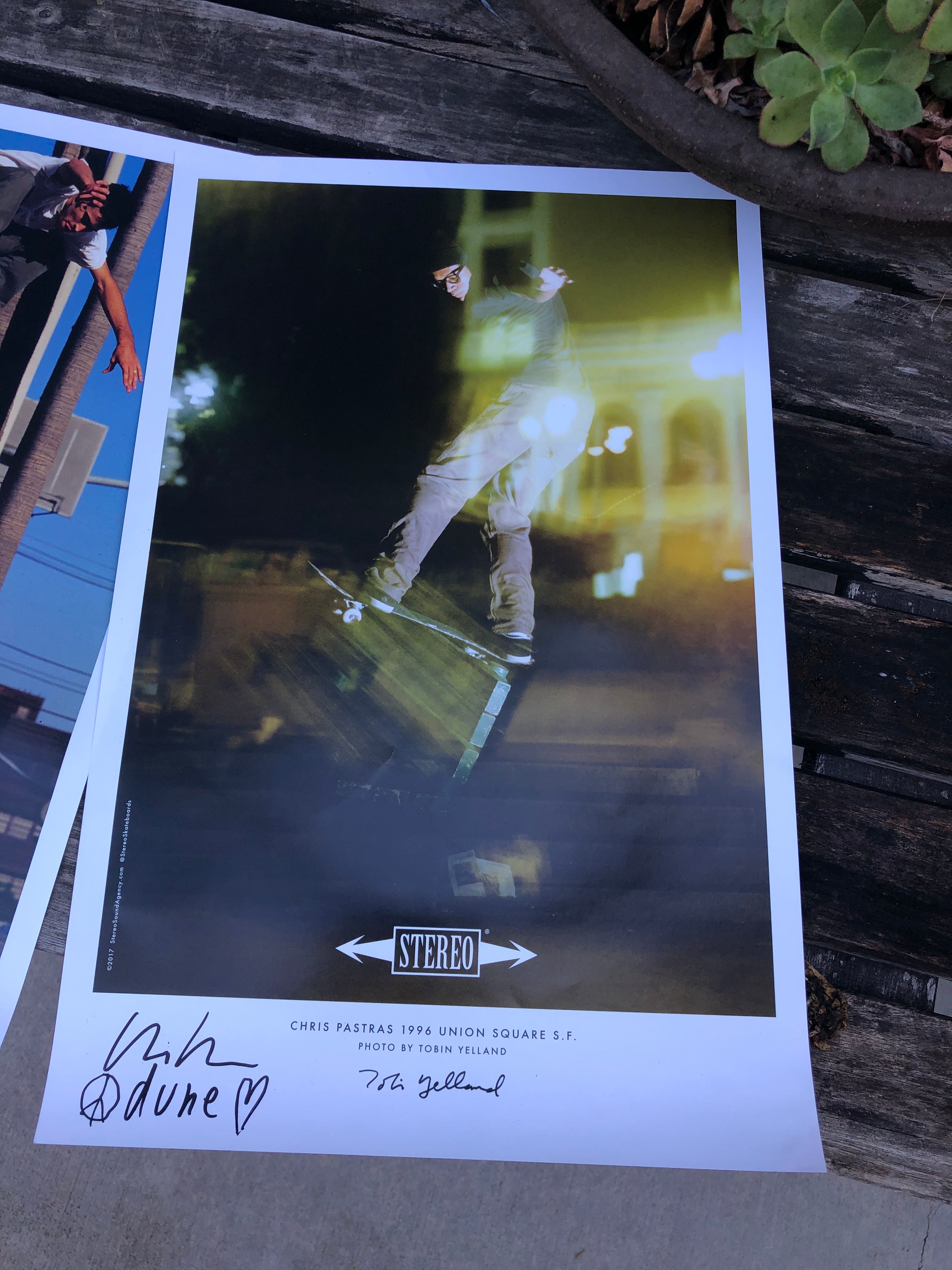 Chris Pastras Signed 11x17 Poster